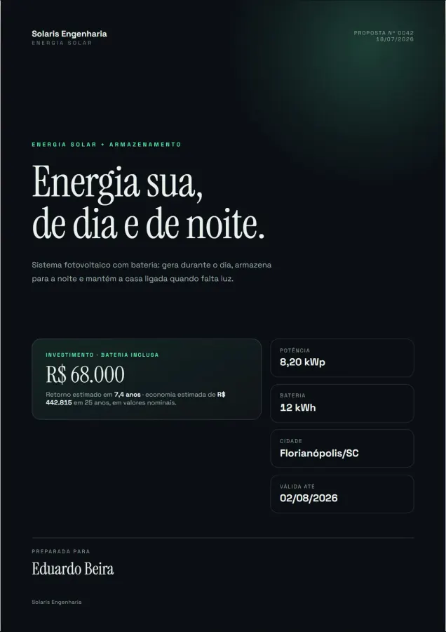 Capa em fundo escuro